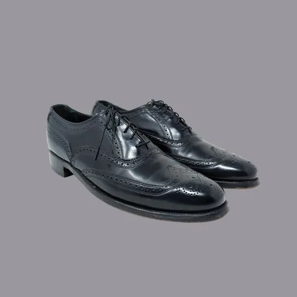 Florsheim Oxford Shoes 11 Royale Imperial Black Formal Wingtip