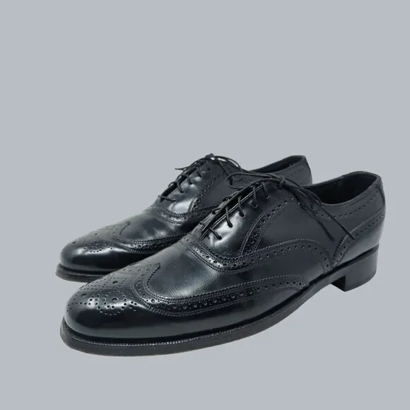 Florsheim Oxford Shoes 11 Royale Imperial Black Formal Wingtip