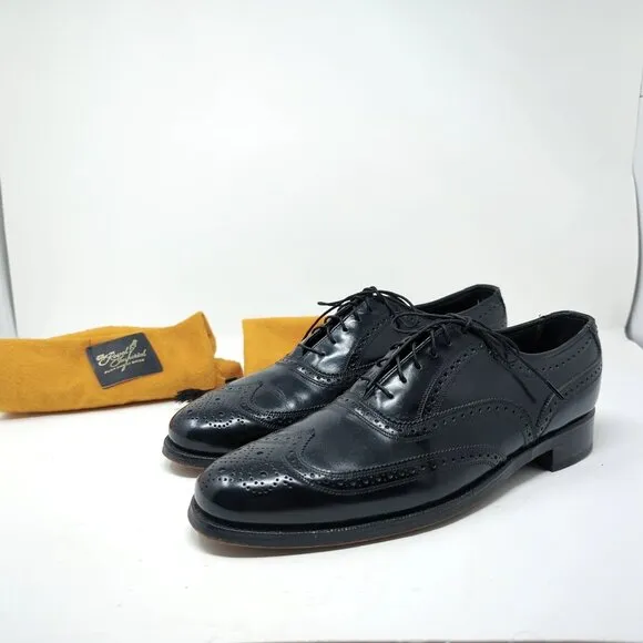 Florsheim Oxford Shoes 11 Royale Imperial Black Formal Wingtip