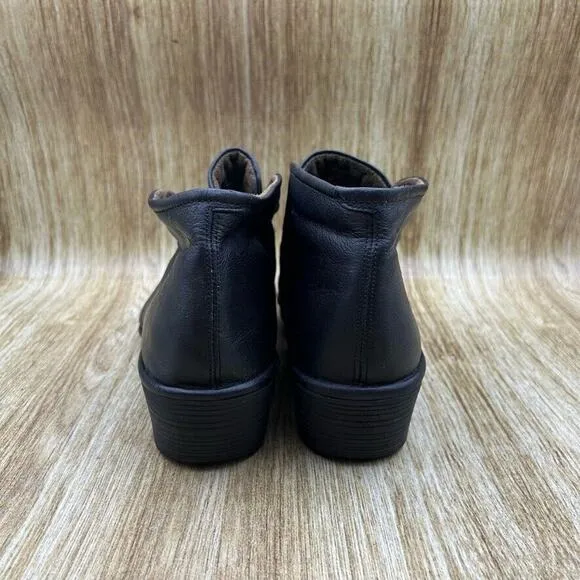 Fly London Pert Wedge Women's Size 10 Size 40 Ankle Boots Shoes Platform Booties