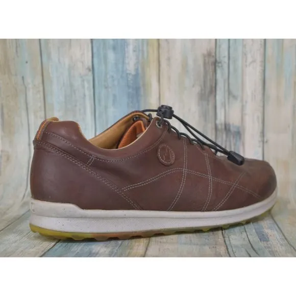 FootJoy Stratos Men's Size 11.5 (XW) Spikeless Golf Shoes Brown Leather Like NEW