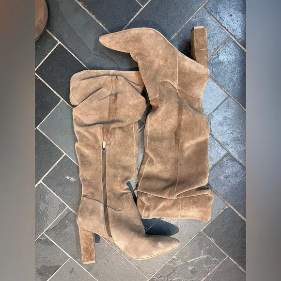 Franco Sarto Artesia Suede leather Slouchy Boots