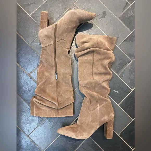 Franco Sarto Artesia Suede leather Slouchy Boots
