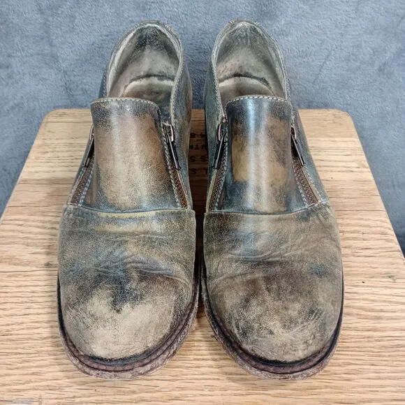 Freebird MASON Size 9 Leather Shoes Distressed Steampunk Boroque Paris London