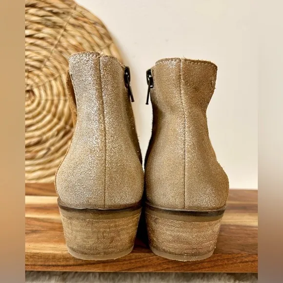 Frye &amp; Co Caden Suede Colorblock Ankle Boots Size 7