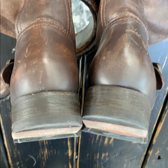 Frye Classic Soft Leather Riding Boot with Buckles