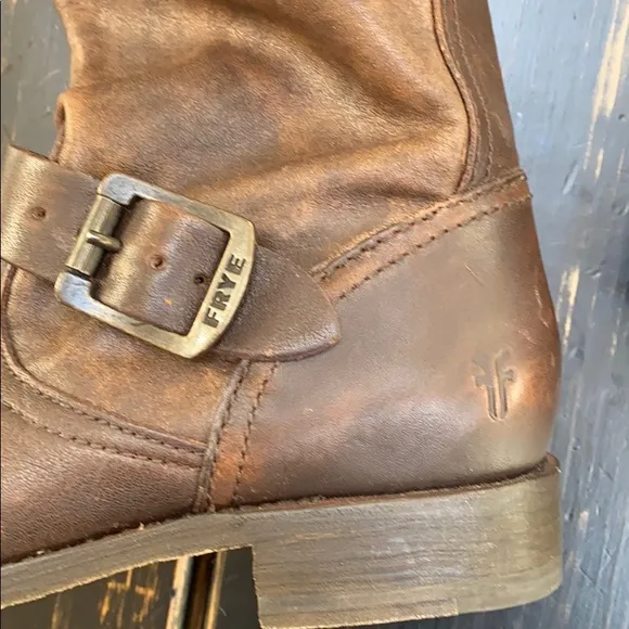 Frye Classic Soft Leather Riding Boot with Buckles