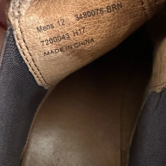 Frye Scott Chelsea Boots Mens Size 12 Ankle Harness Brown Suede Leather
