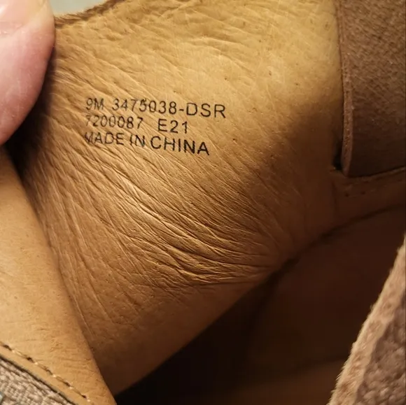 Frye Tan Ankle Boots Western Style