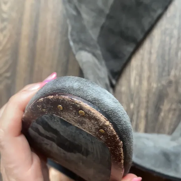 Frye Thigh High Suede Boots