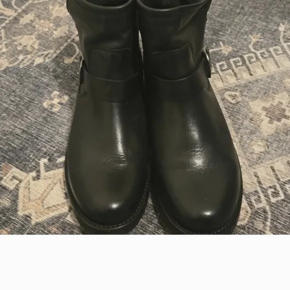 Frye Veronica Waterproof Women's Classic Ankle Boots With Buckle Genuine Leather