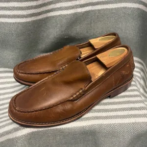 Frye “Whisky” Brown Slip on Dress Shoes Size 8