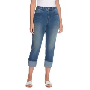 Frye Women's High-Rise Cuffed Crop Jeans Amari Wash Size 8/29 NWT