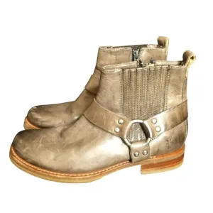 Frye Womens Leather Veronica Harness Chelsea Ankle Boots Size 7