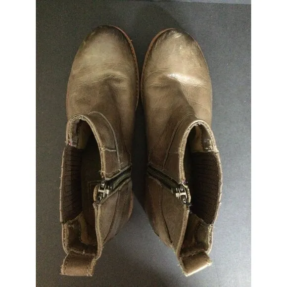 Frye Womens Leather Veronica Harness Chelsea Ankle Boots Size 7