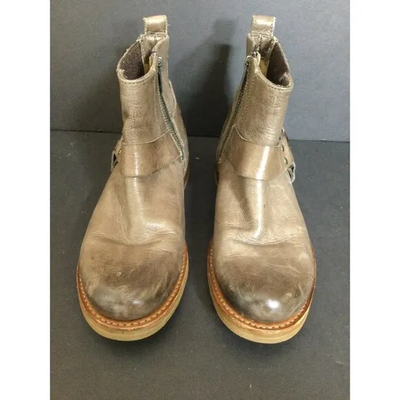 Frye Womens Leather Veronica Harness Chelsea Ankle Boots Size 7
