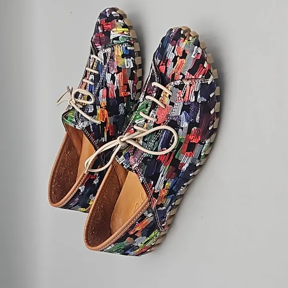 Gelato Gemini Women's Leather Shoes 35 US 5 multi color