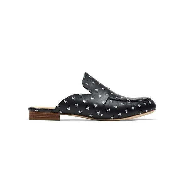 G/Fore Killer Skull &amp; Ts Mules - Onyx Leather - Womens Golf Shoes