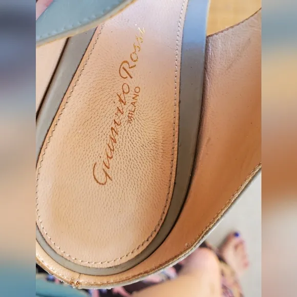 Gianvito Rossi Tan Women's Heels Stilettos Sz 39.5