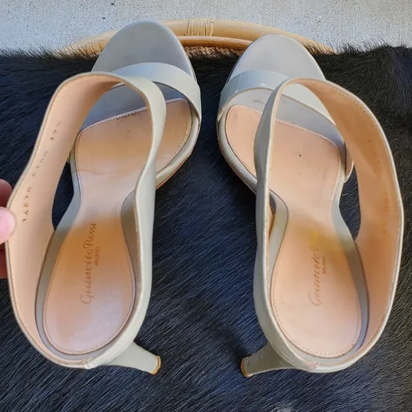 Gianvito Rossi Tan Women's Heels Stilettos Sz 39.5