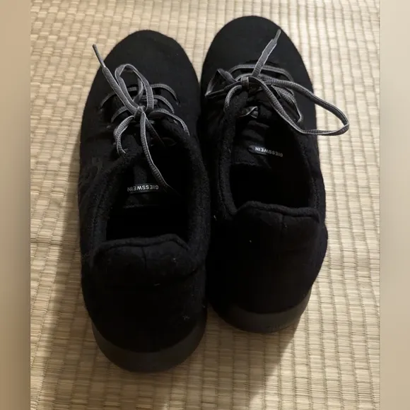 Giesswein Merino Wool Runners Shoes Black Size 48