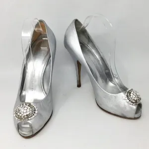 Giuseppe Zanotti Rhinestone Peep Toe Heels 40