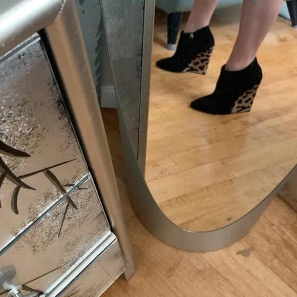 Giuseppe Zanotti  Suede Ankle Boots  with Leopard Print