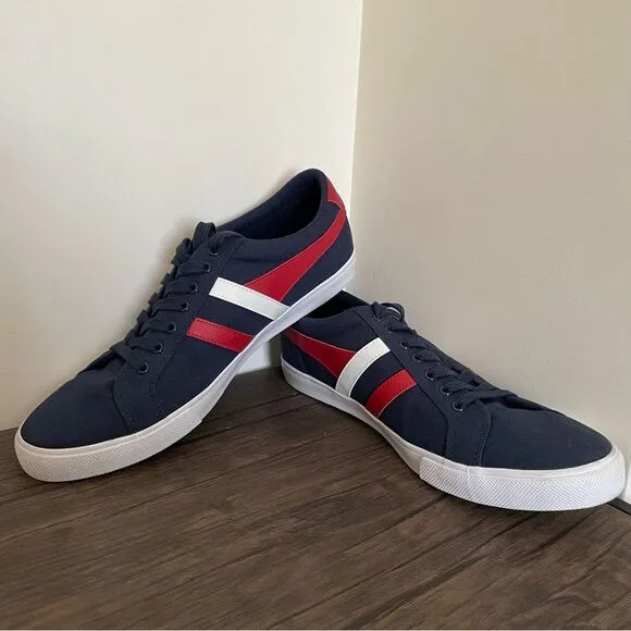 Gola Varsity Classic CMA331 Low Top Men’s Size US 13 Navy Red &amp; White Sneakers