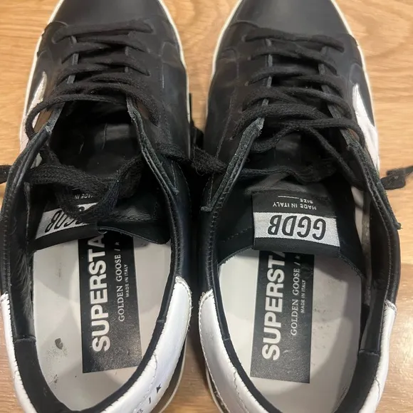 Golden Goose Black and White Sneakers
