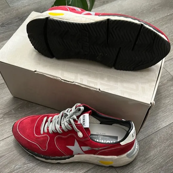 Golden Goose Running Red Men's Sneakers
