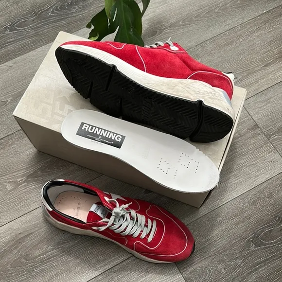 Golden Goose Running Red Men's Sneakers