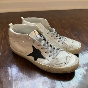 Golden Goose White and Black Men's Sneakers