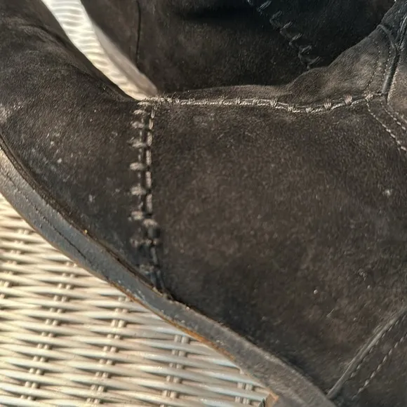 GORGEOUS MARK NASON SUEDE ANKLE BOOT. Jet Black. Size 12. EXCELLENT CONDITION!