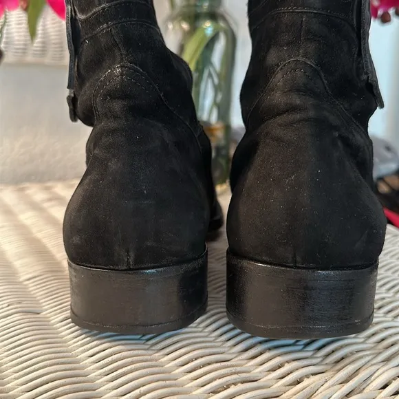 GORGEOUS MARK NASON SUEDE ANKLE BOOT. Jet Black. Size 12. EXCELLENT CONDITION!