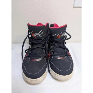 Great Condition Air Jordan Flight Sneakers Size 5.5 Youth Black and Red