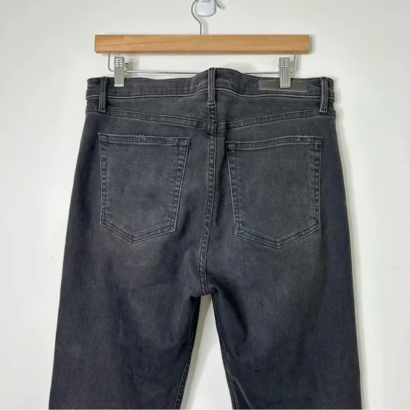 GRLFRND Denim Reed Skinny Jeans Black Rain Womens 29 High Waist Ankle Classic