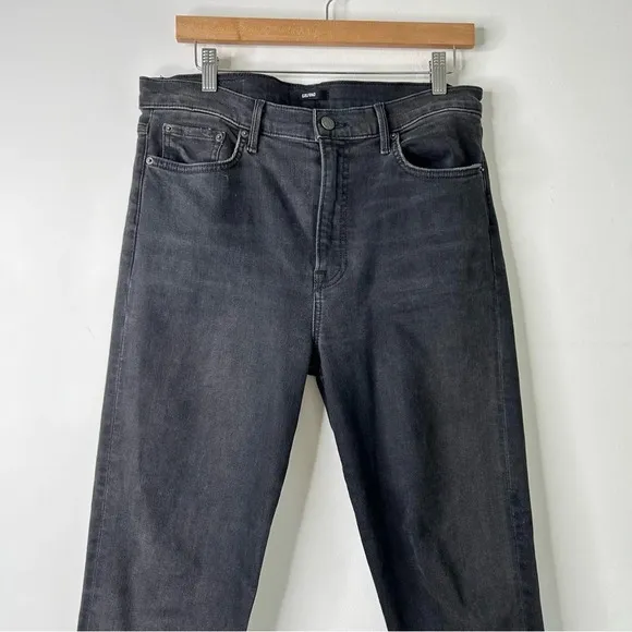 GRLFRND Denim Reed Skinny Jeans Black Rain Womens 29 High Waist Ankle Classic