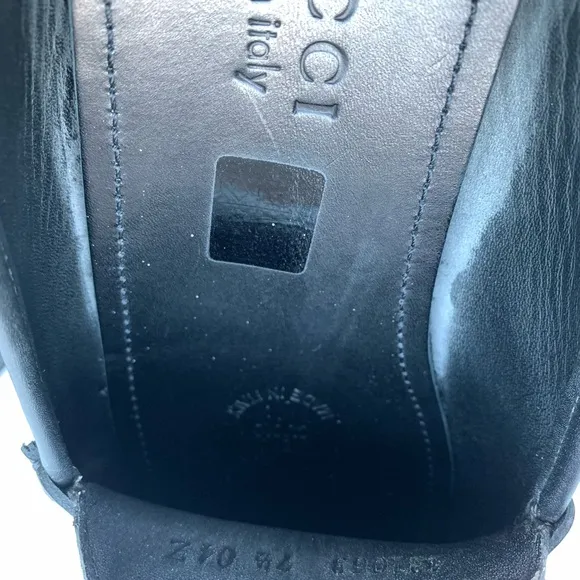Gucci Black Loafers Classic Slip-On Shoes