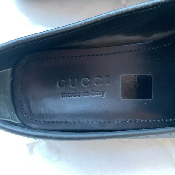 Gucci Black Loafers Classic Slip-On Shoes