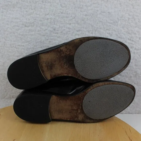Gucci Horsebit Loafer Womens Size 36 C Black Leather Slip On Designer