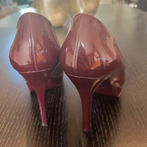 Gucci Patent Platform Pump