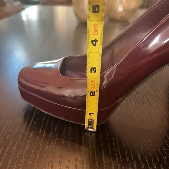 Gucci Patent Platform Pump