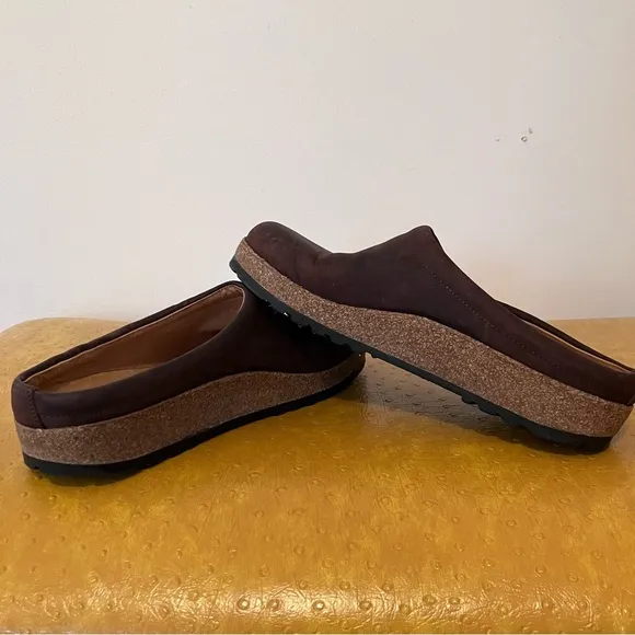 Haflinger Phillip Slipper Clogs Women's Shoes Brown Size 37 EU/6 - 6.5 US
