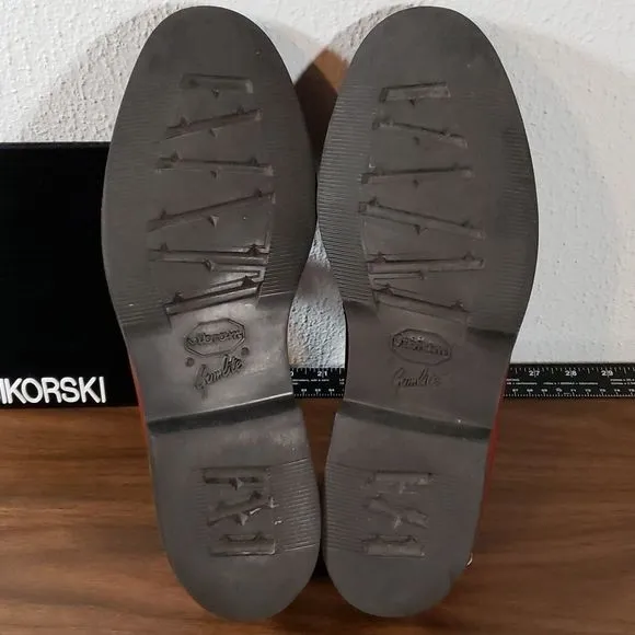 Handsome H.S. TRASK‎ Kiltie Tassel Slip-On Loafers Vibram Soles Handmade 13