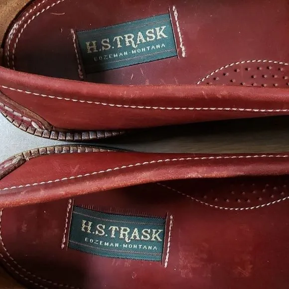 Handsome H.S. TRASK‎ Kiltie Tassel Slip-On Loafers Vibram Soles Handmade 13