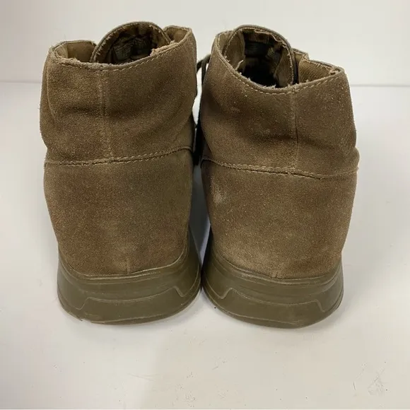 Harley Davidson Brown Leather Suede Chukka Boots