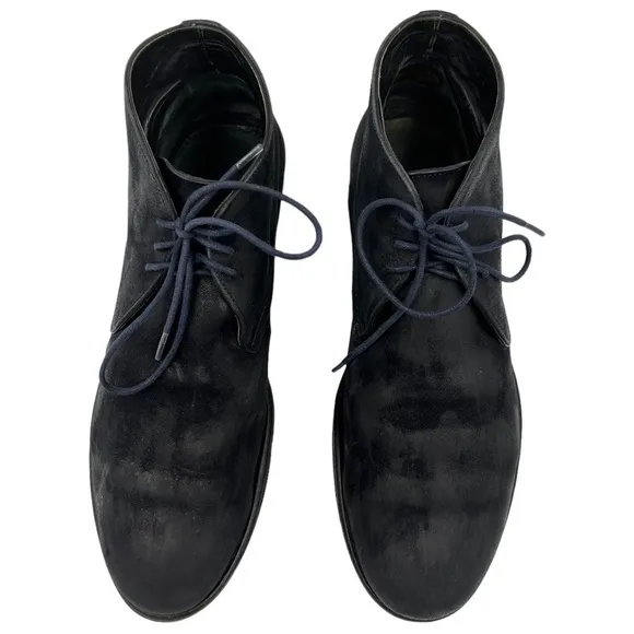 HARRYS OF LONDON Joshua Suede Boots Navy 9.5