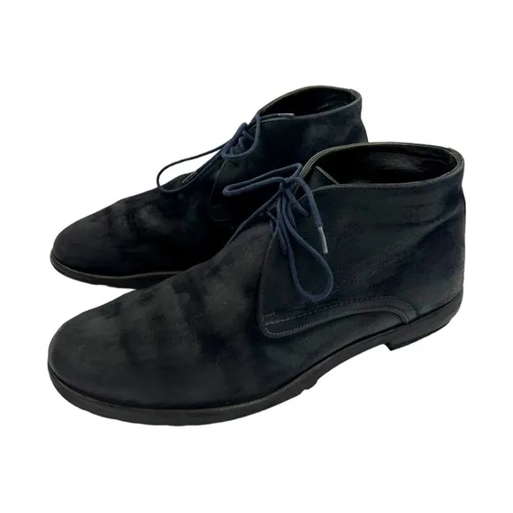 HARRYS OF LONDON Joshua Suede Boots Navy 9.5