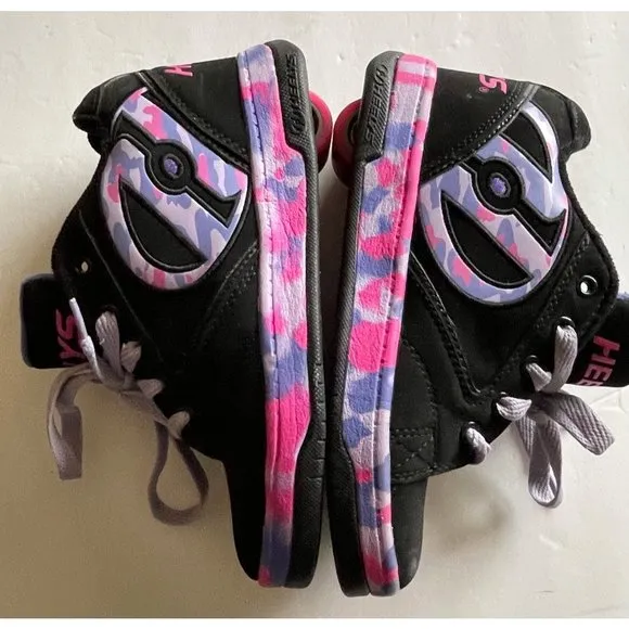 Heelys Girls Propel 2.0 Skate Shoes Black Pink 4M