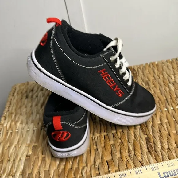Heelys Kids Black and Red Skate Shoes